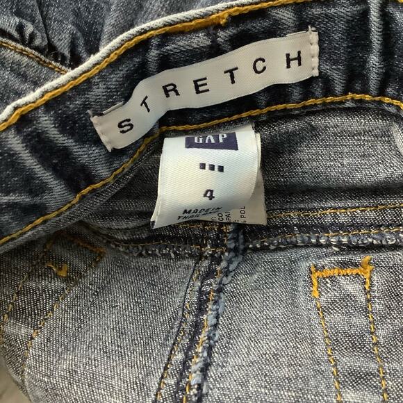 Gap Denim Ruffle Hem Mini Skirt Girls Size 4 - Picture 3 of 4